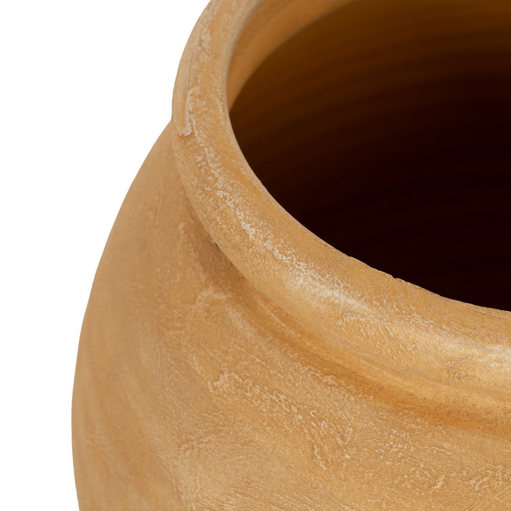 VANILLA PLANTER CERAMIC DECORATION 34 X 34 X 35 CM