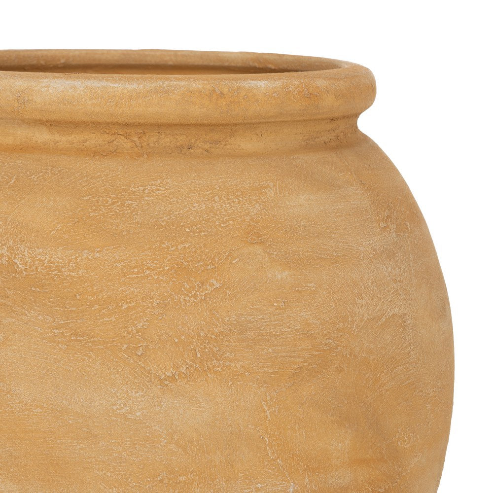 VANILLA PLANTER CERAMIC DECORATION 34 X 34 X 35 CM