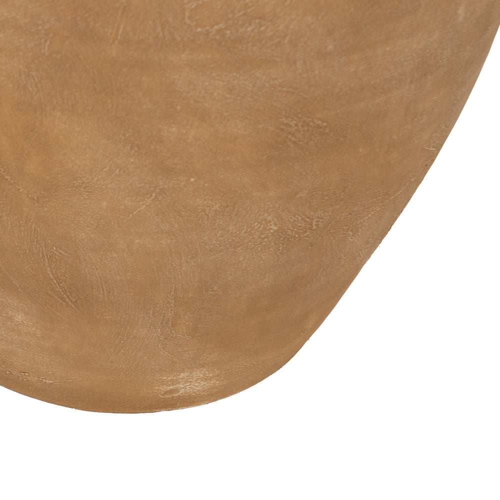TINAJA BEIGE CERÁMICA DECORACIÓN 27 X 27 X 37 CM