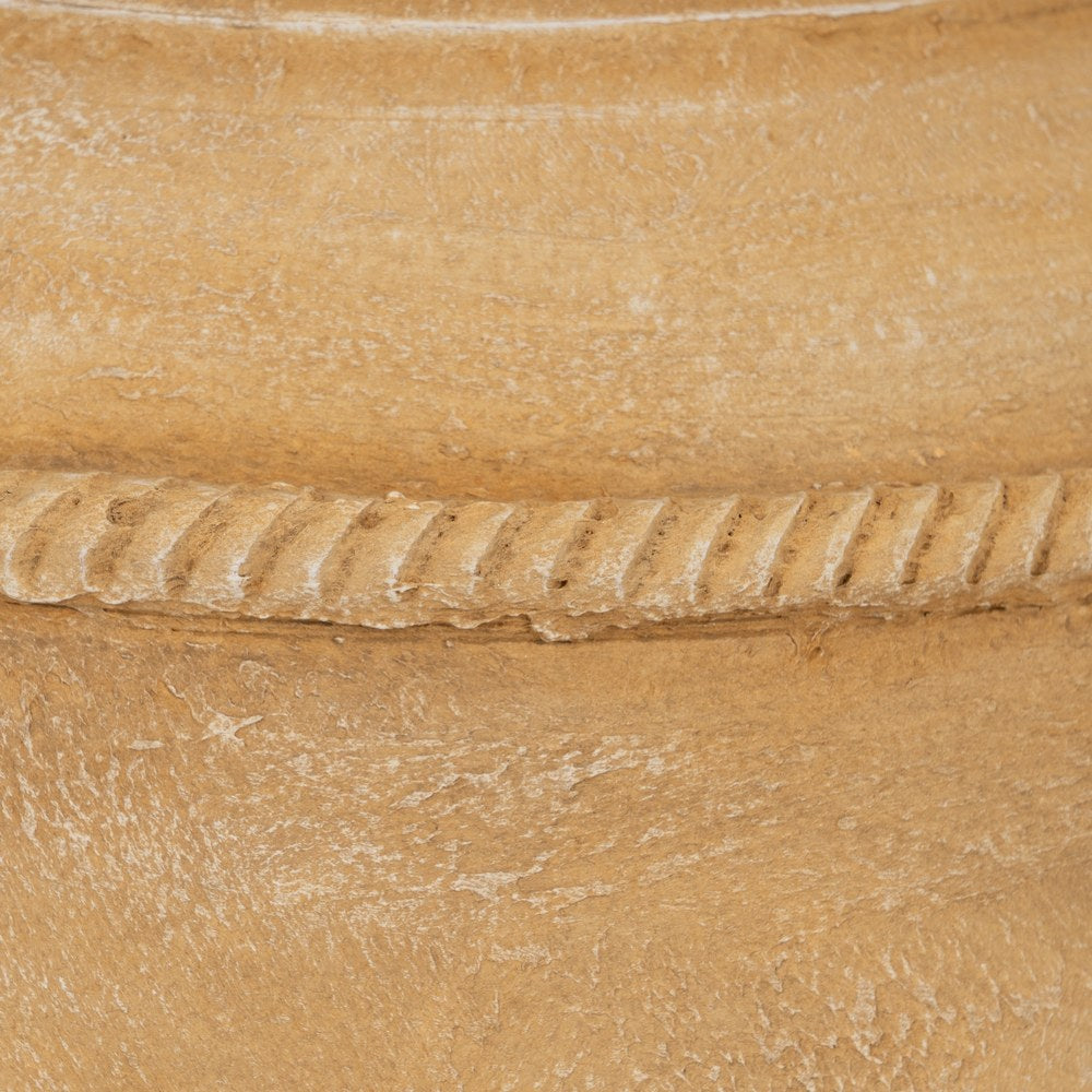 VANILLA CERAMIC JAR DECORATION 27 X 27 X 37 CM
