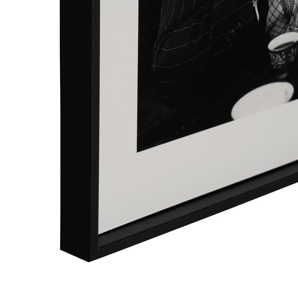 CUADRO IMPRESIÓN 2/M NEGRO MADERA 60 X 3 X 40 CM