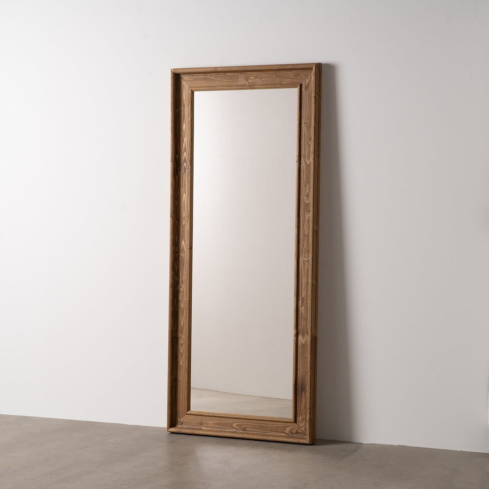 ESPEJO MARR�N MADERA DECORACI�N 78 X 5,80 X 179 CM