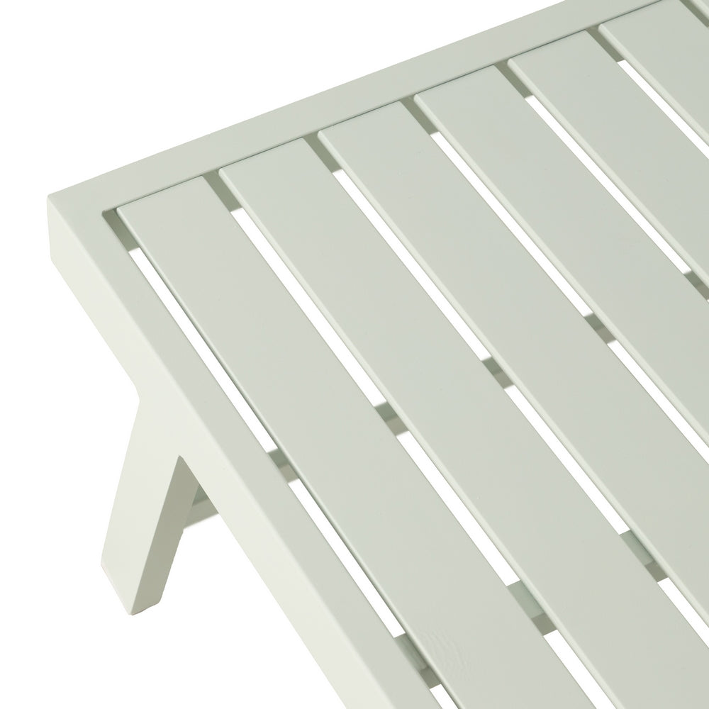 CONJUNTO JARDÍN BEIGE-BLANCO ALUMINIO 1 CM