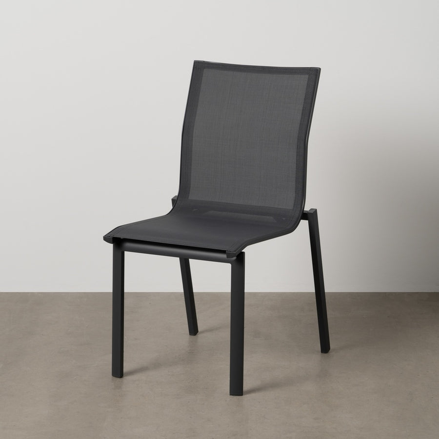 SILLA APILABLE ALUMINIO-TEXTILENO 49 X 62 X 90 CM