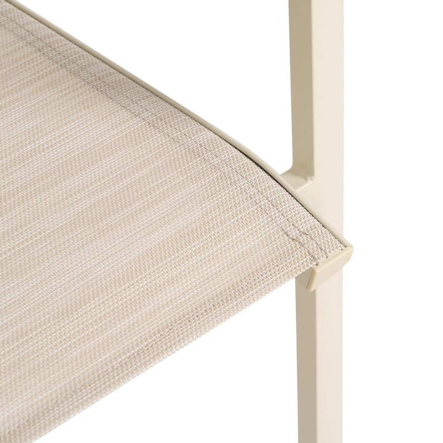 SILLA APILABLE ALUMINIO-TEXTILENO 57 X 62,50 X 88 CM