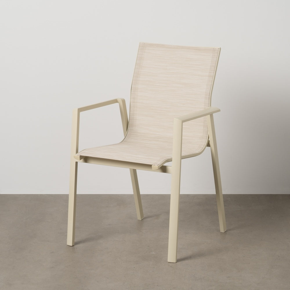 SILLA APILABLE ALUMINIO-TEXTILENO 57 X 62,50 X 88 CM