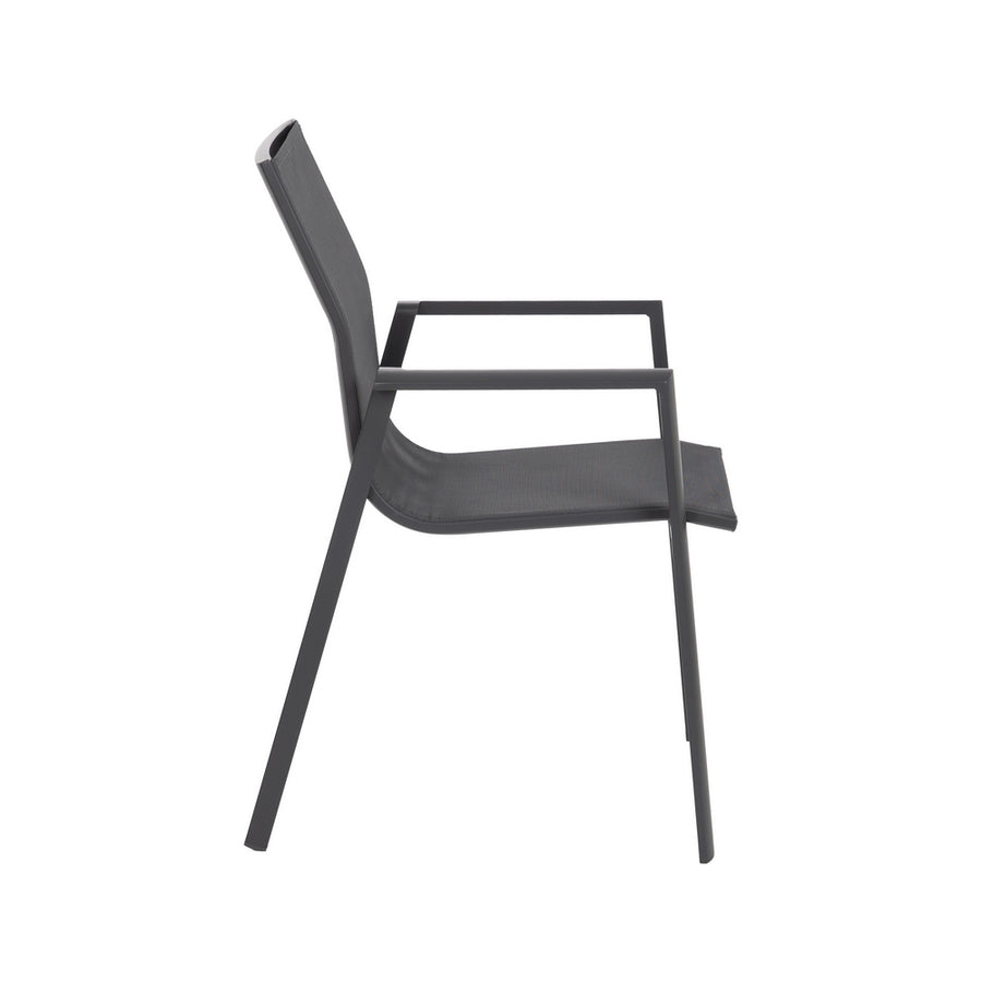 SILLA APILABLE ALUMINIO-TEXTILENO 56,50 X 61,50 X 88,50 CM