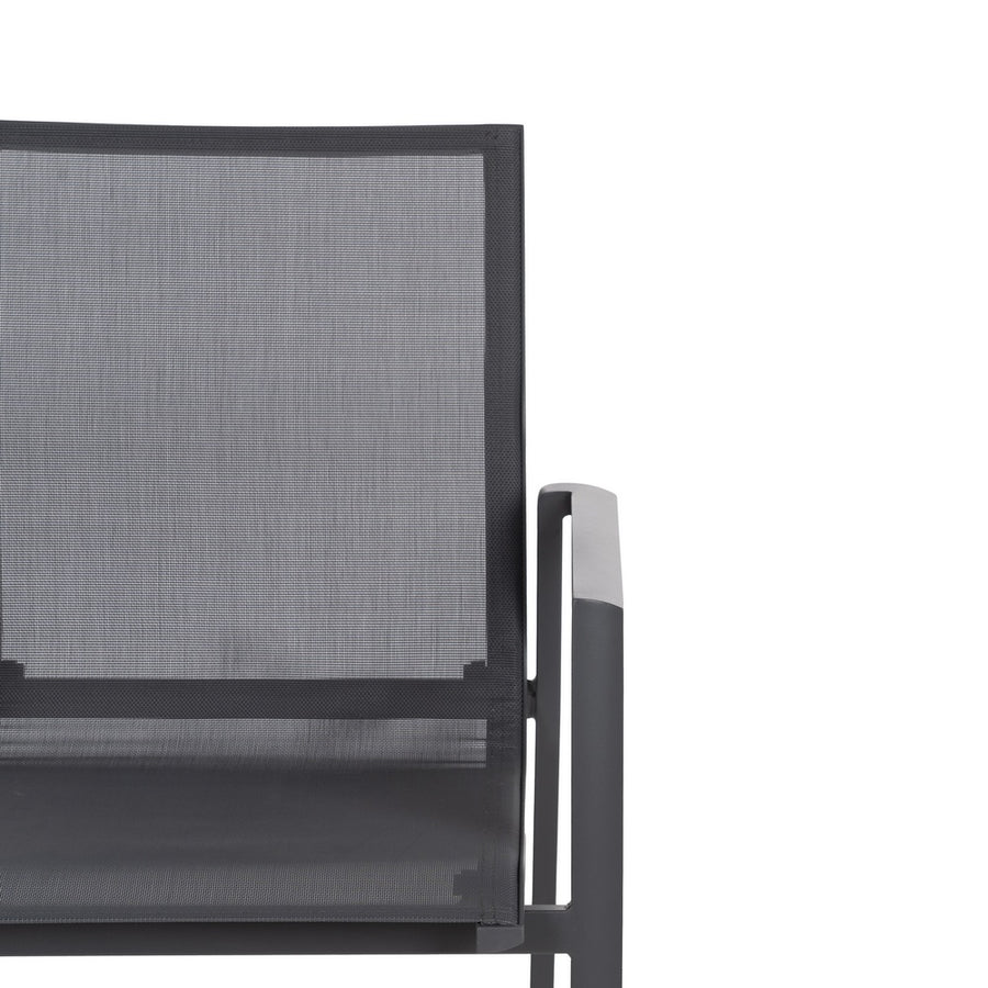 SILLA APILABLE ALUMINIO-TEXTILENO 56,50 X 61,50 X 88,50 CM