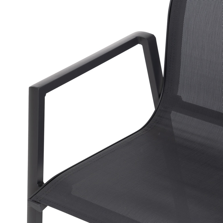 SILLA APILABLE ALUMINIO-TEXTILENO 56,50 X 61,50 X 88,50 CM