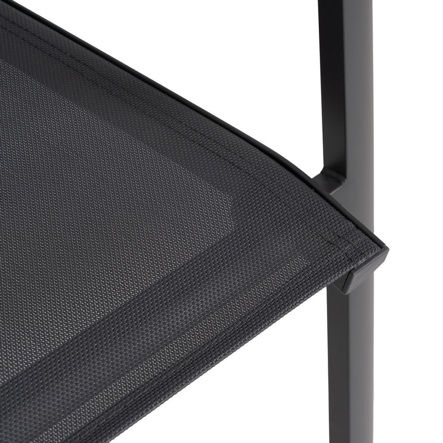 SILLA APILABLE ALUMINIO-TEXTILENO 56,50 X 61,50 X 88,50 CM