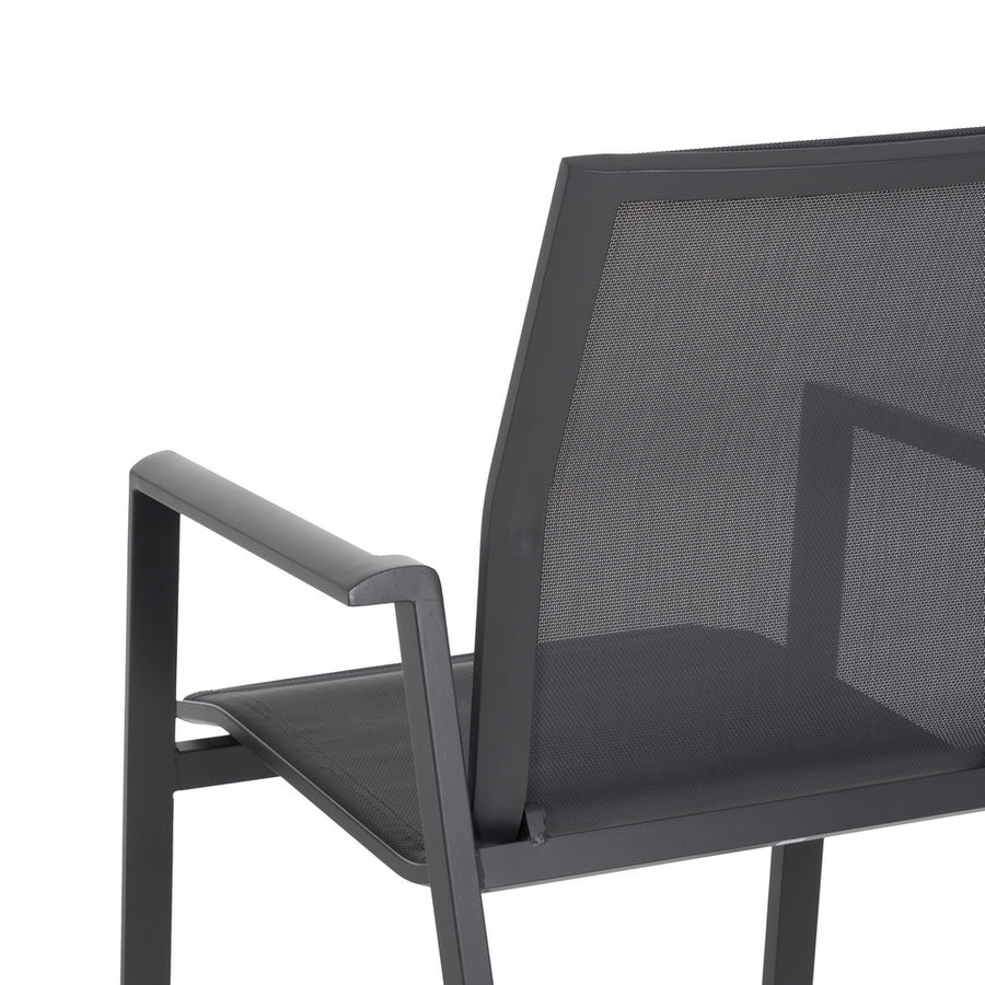 SILLA APILABLE ALUMINIO-TEXTILENO 56,50 X 61,50 X 88,50 CM