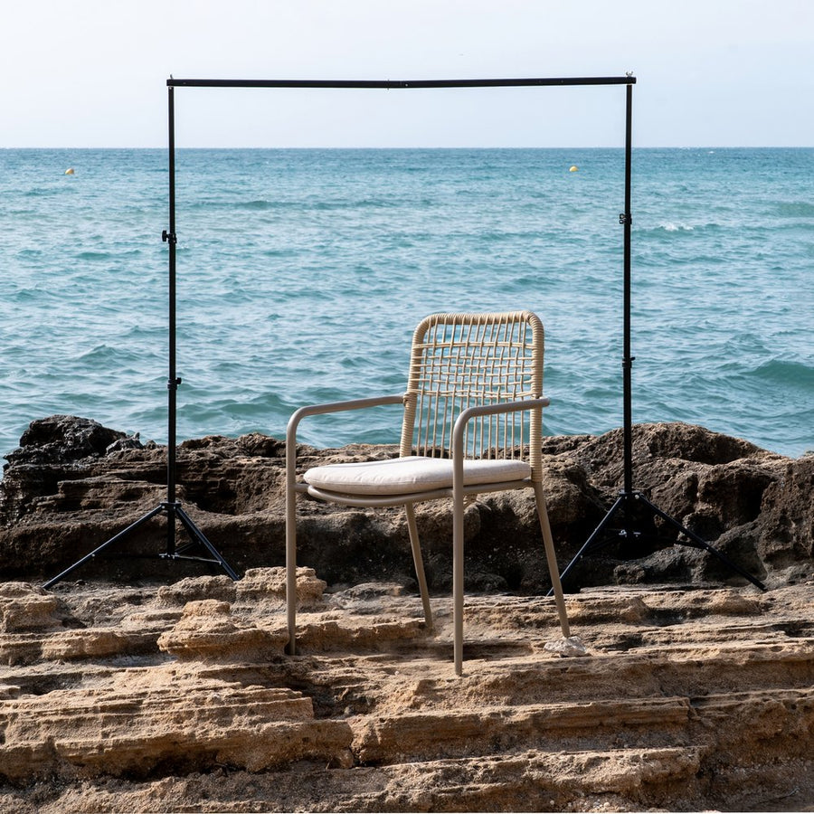 SILLA ALUMINIO EXTERIOR 58 X 62 X 85 CM