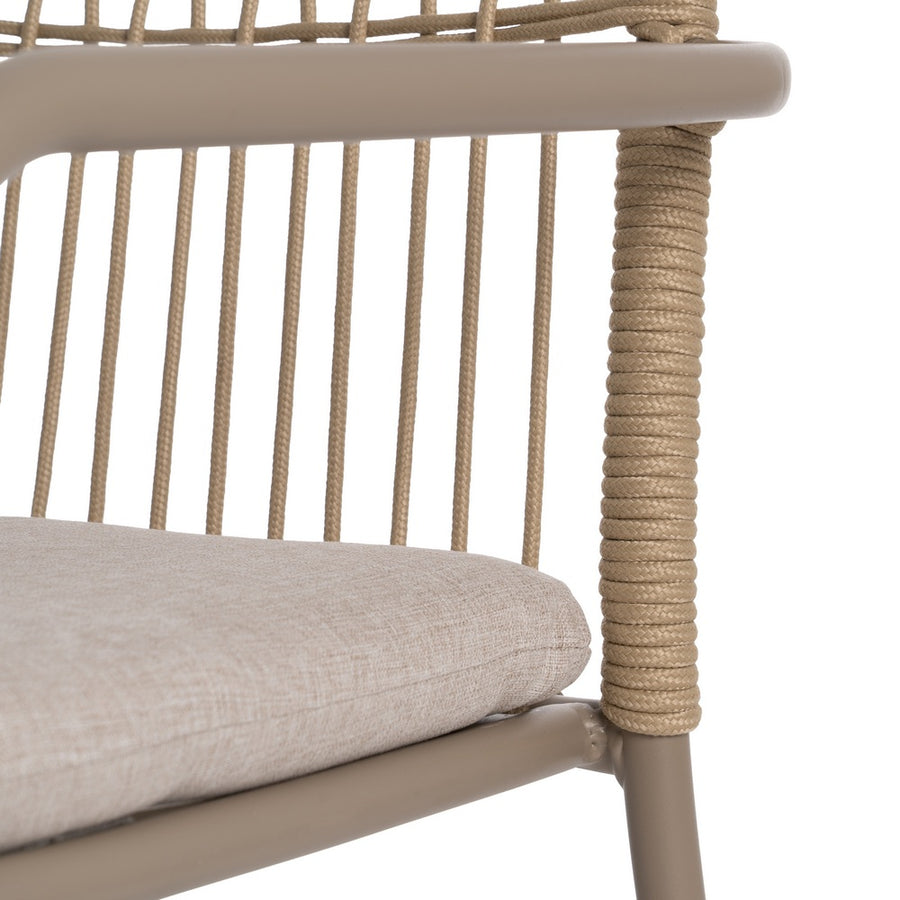 SILLA ALUMINIO EXTERIOR 58 X 62 X 85 CM