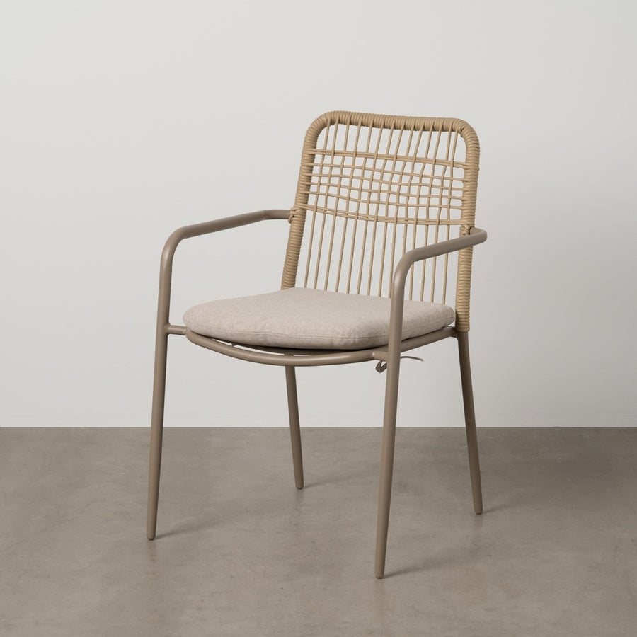 SILLA ALUMINIO EXTERIOR 58 X 62 X 85 CM