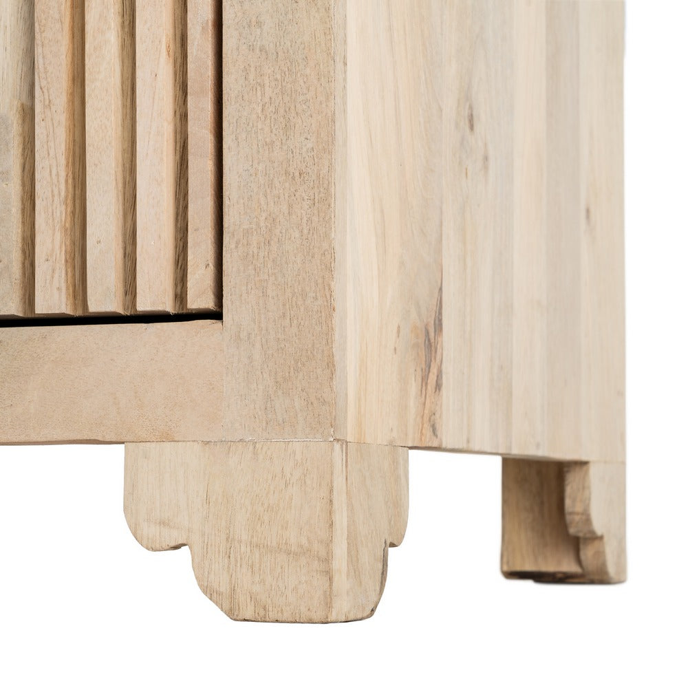 WOOD-MARBLE LIVING ROOM SIDEBOARD 179 X 57 X 90 CM