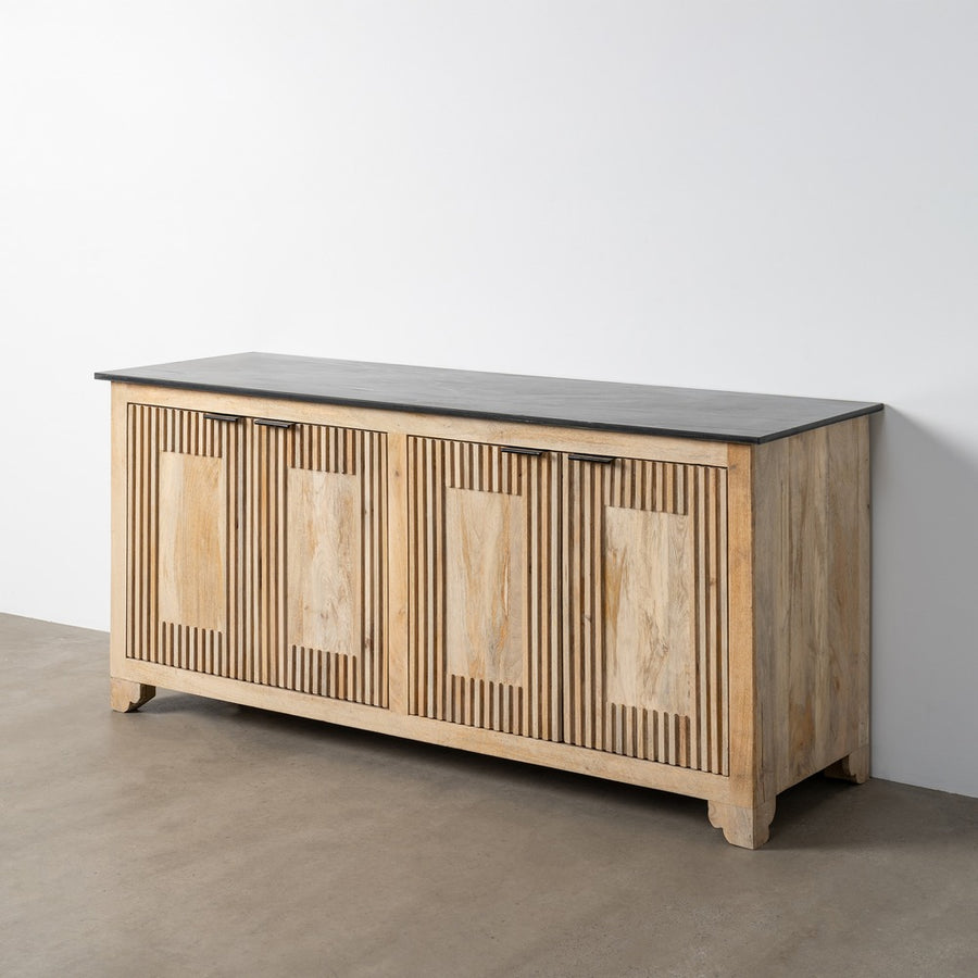 APARADOR MADERA-MÁRMOL SALÓN 179 X 57 X 90 CM