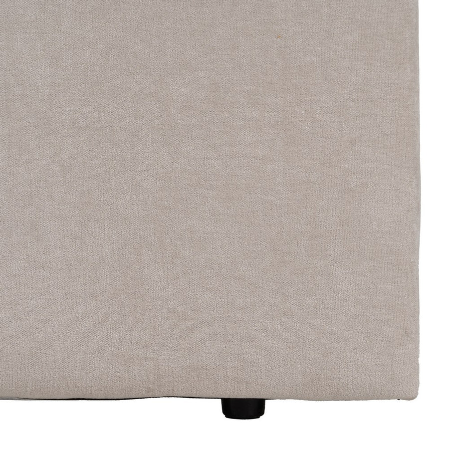 CABECERO CREMA TEJIDO DORMITORIO 100 X 8 X 125 CM