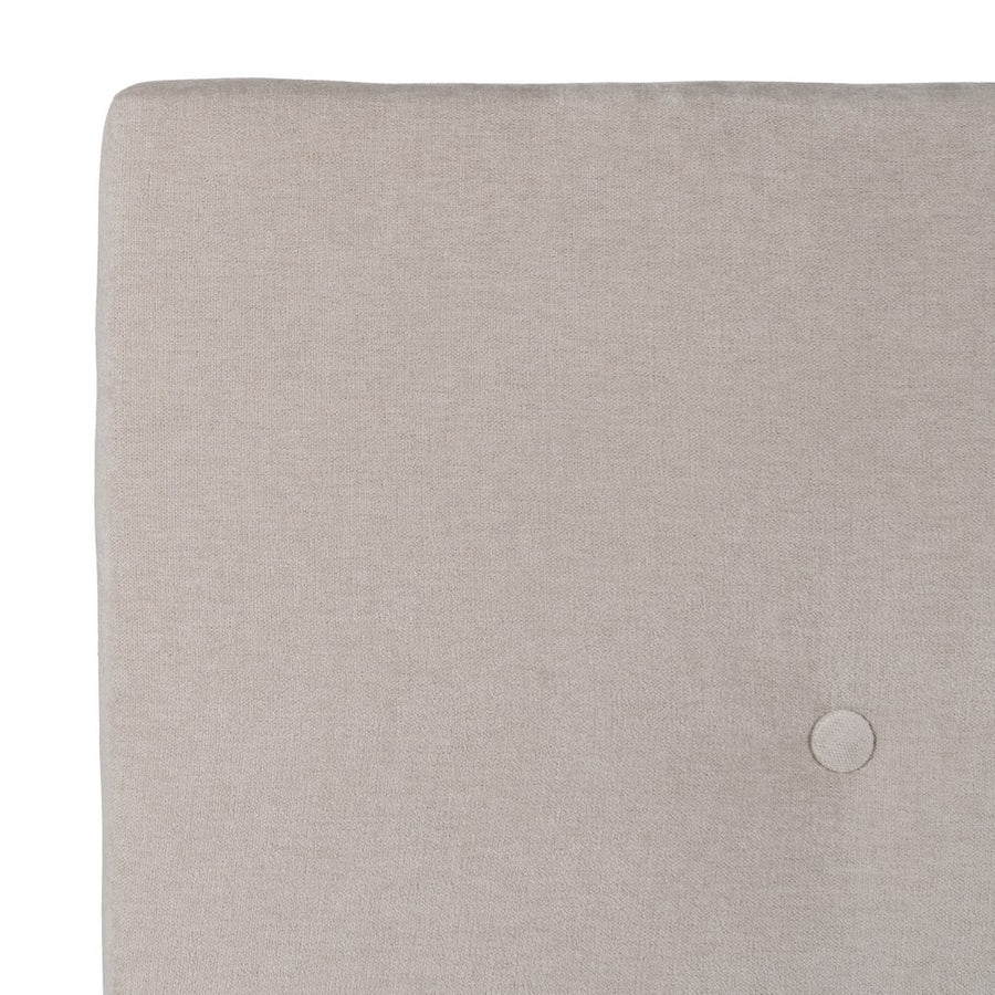 CABECERO CREMA TEJIDO DORMITORIO 165 X 8 X 125 CM