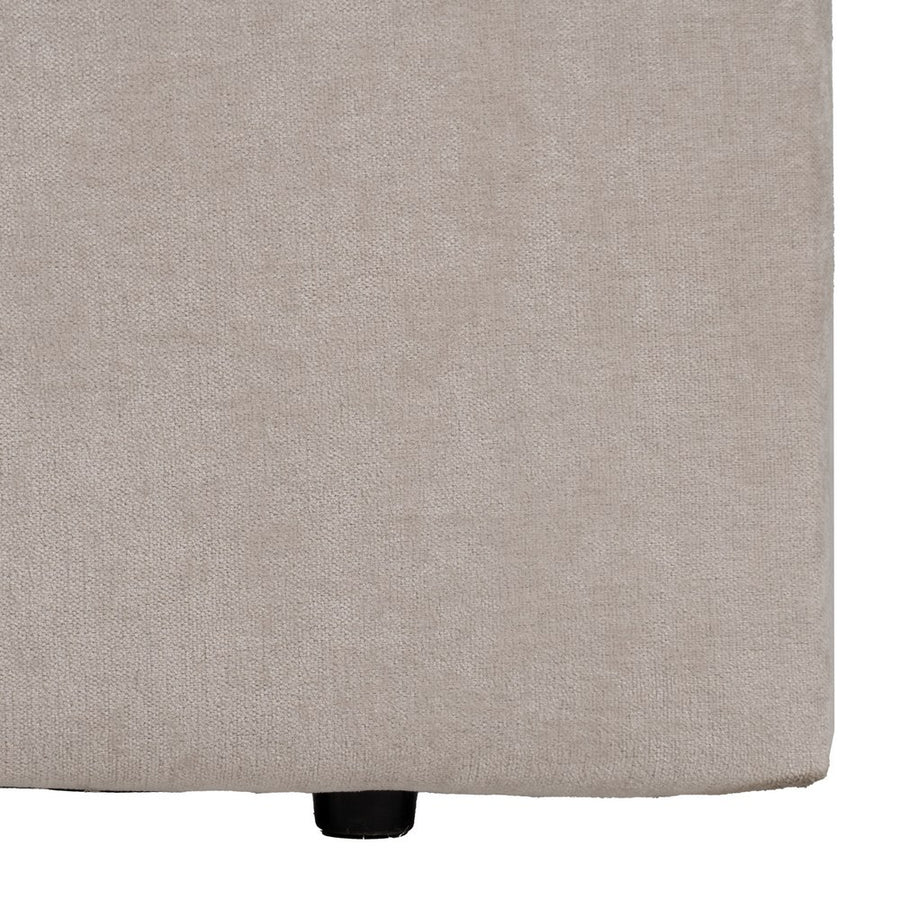 CABECERO CREMA TEJIDO DORMITORIO 165 X 8 X 125 CM