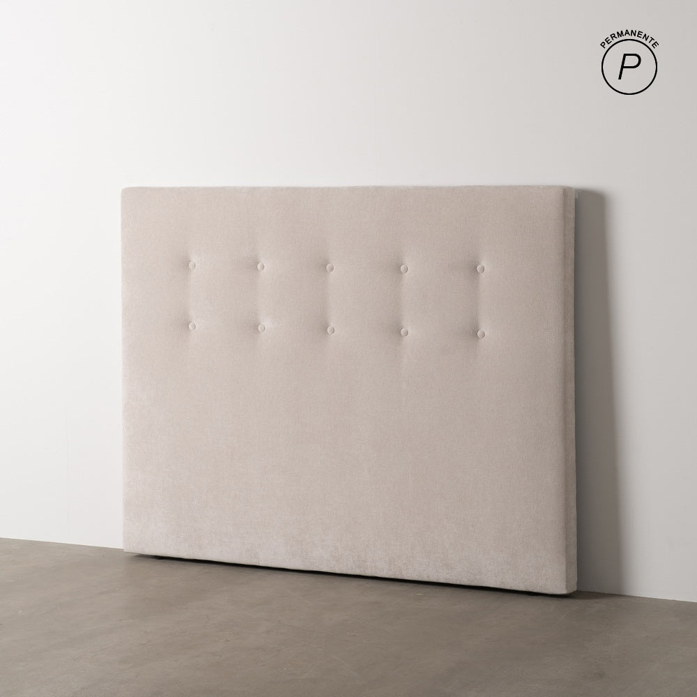 CABECERO CREMA TEJIDO DORMITORIO 165 X 8 X 125 CM