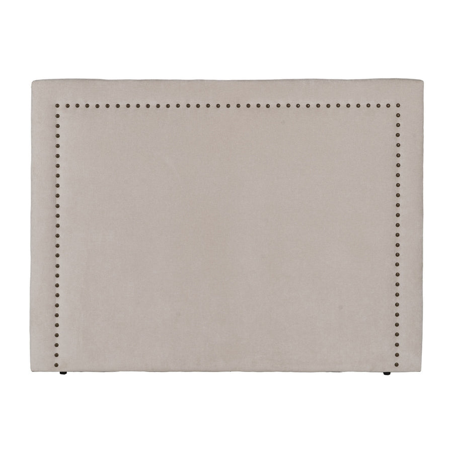 CABECERO CREMA TEJIDO DORMITORIO 165 X 7 X 125 CM