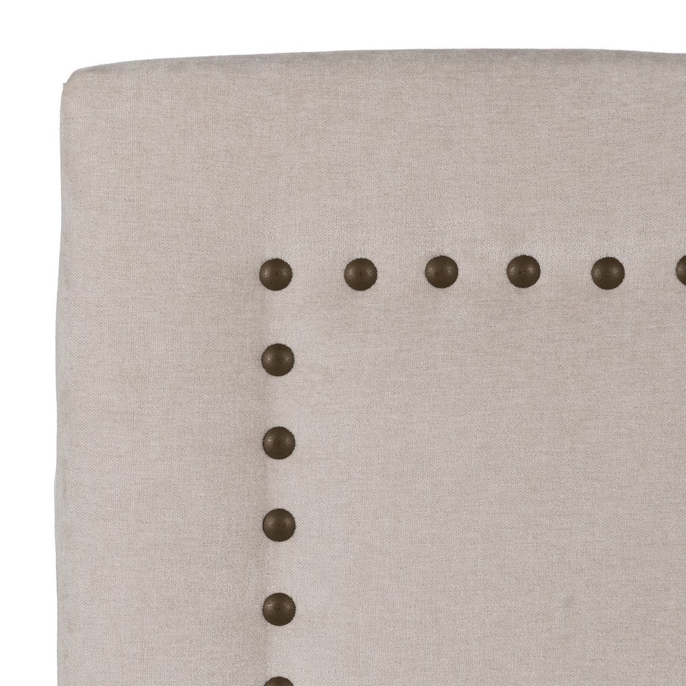CABECERO CREMA TEJIDO DORMITORIO 165 X 7 X 125 CM