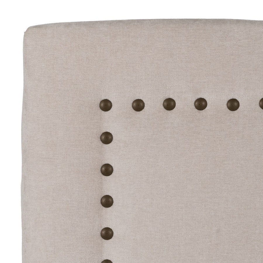 CABECERO CREMA TEJIDO DORMITORIO 165 X 7 X 125 CM
