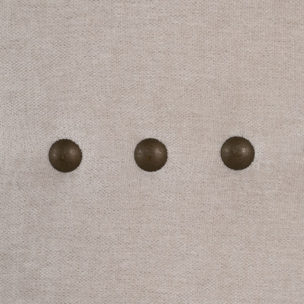 CABECERO CREMA TEJIDO DORMITORIO 165 X 7 X 125 CM