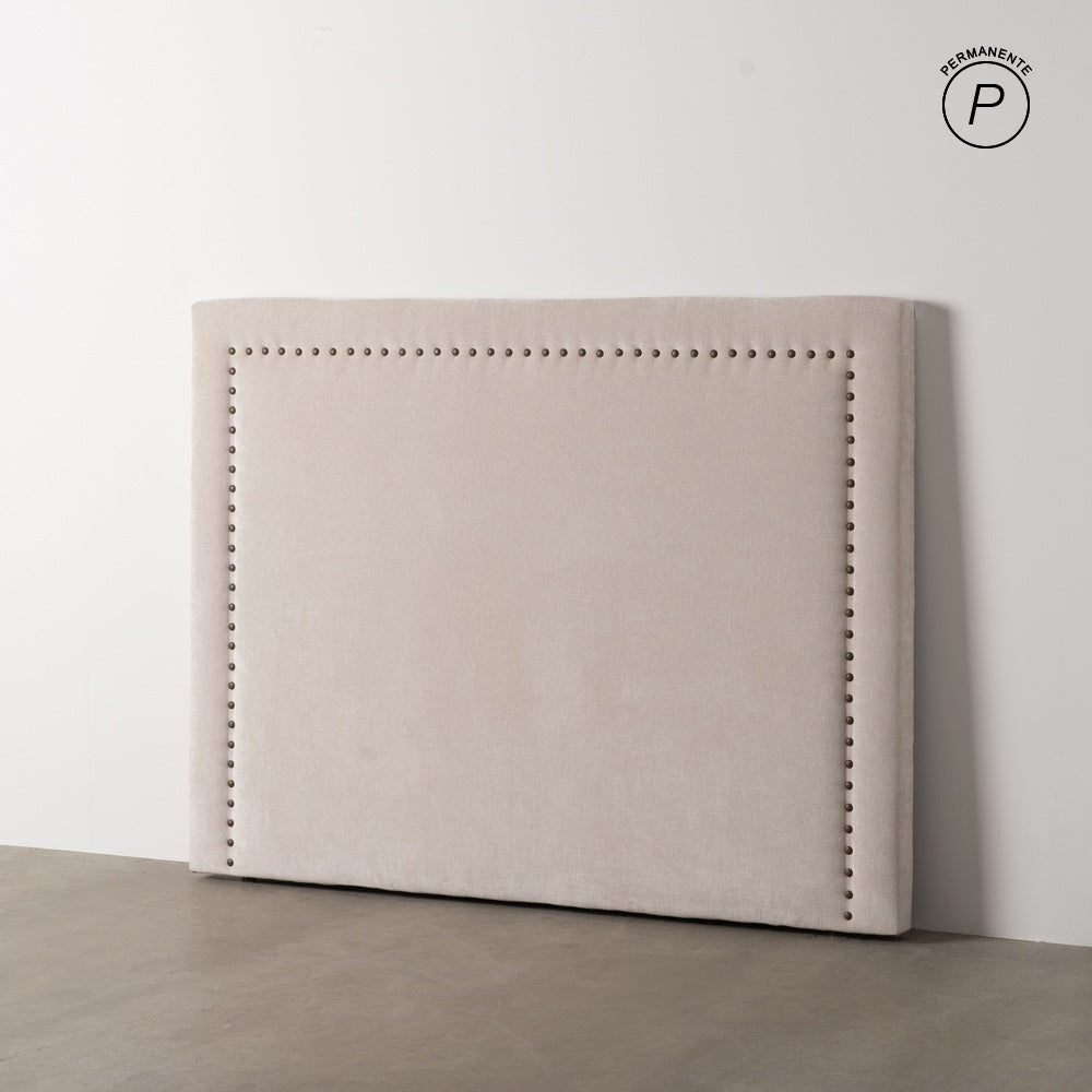 CABECERO CREMA TEJIDO DORMITORIO 165 X 7 X 125 CM