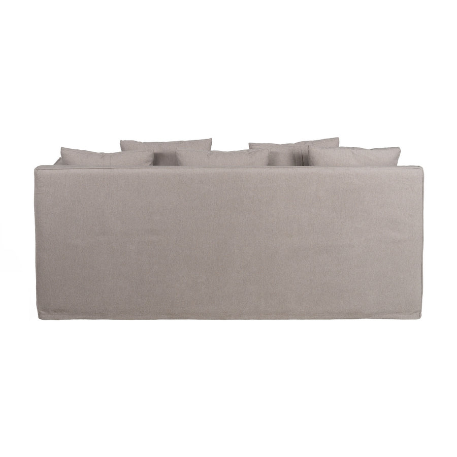 SOFÁ TAUPE TEJIDO SALÓN 197 X 91 X 78 CM