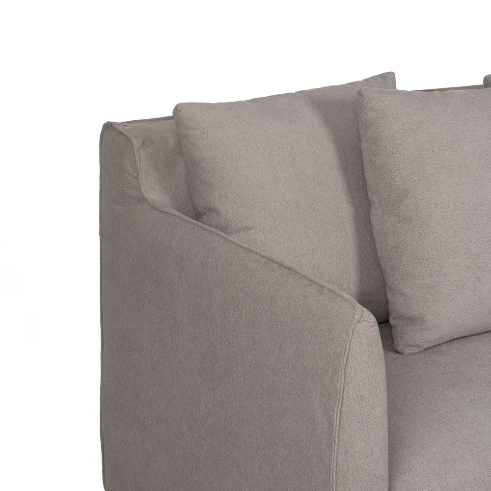 SOF� TAUPE TEJIDO SAL�N 197 X 91 X 78 CM