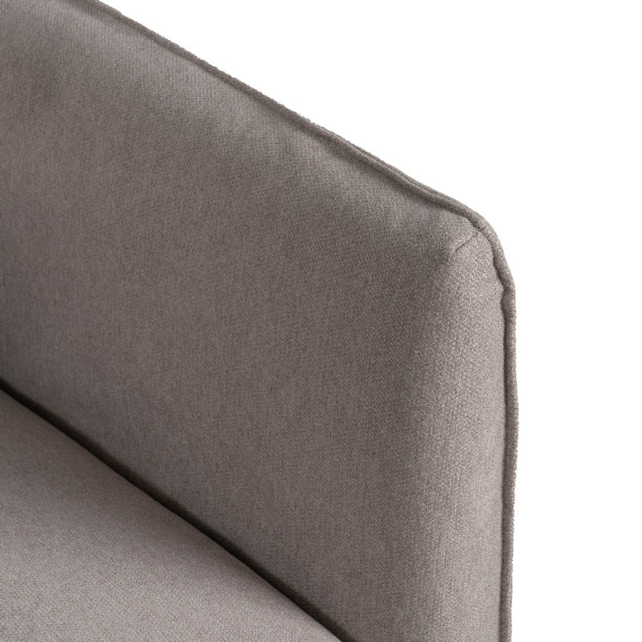 SOFÁ TAUPE TEJIDO SALÓN 197 X 91 X 78 CM