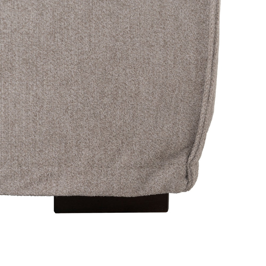 SOFÁ TAUPE TEJIDO SALÓN 197 X 91 X 78 CM