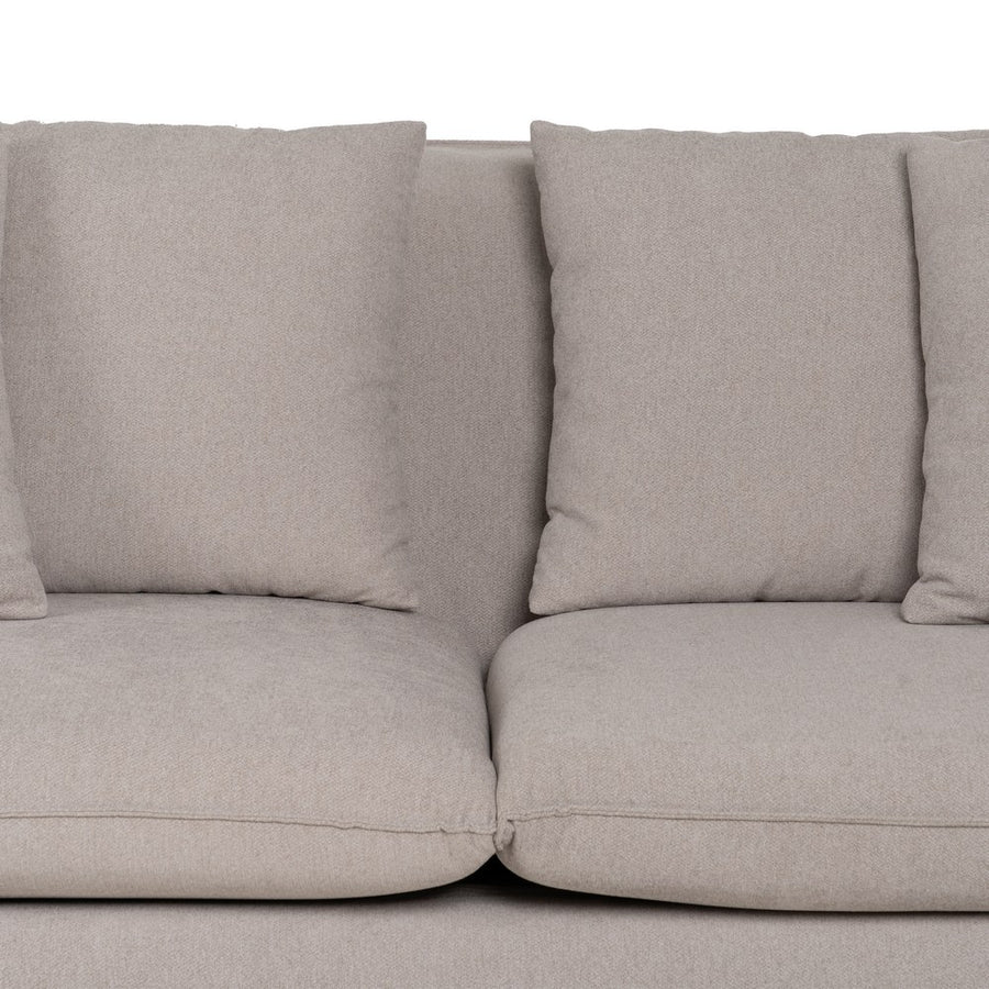 SOFÁ TAUPE TEJIDO SALÓN 237 X 91 X 78 CM