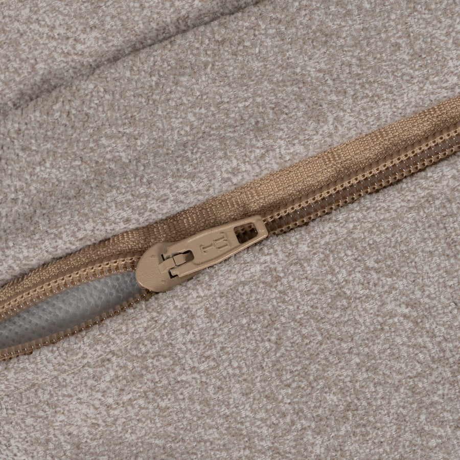 SOFÁ TAUPE TEJIDO SALÓN 237 X 91 X 78 CM
