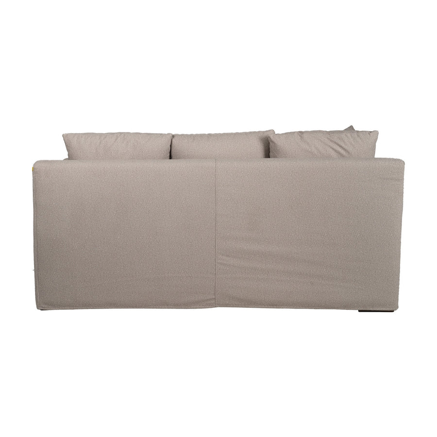 SOFÁ BEIGE TEJIDO SALÓN 200 X 102 X 100 CM