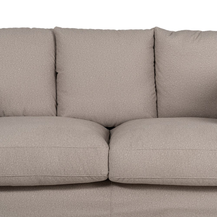 SOFÁ BEIGE TEJIDO SALÓN 200 X 102 X 100 CM
