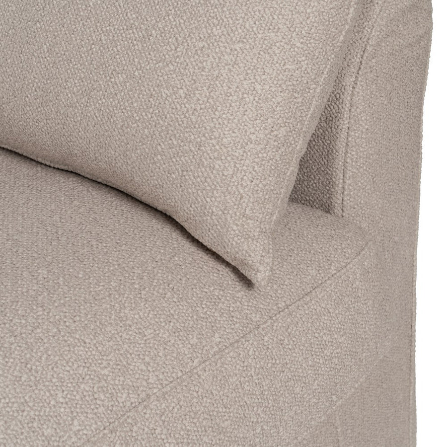 SOFÁ BEIGE TEJIDO SALÓN 245 X 102 X 100 CM