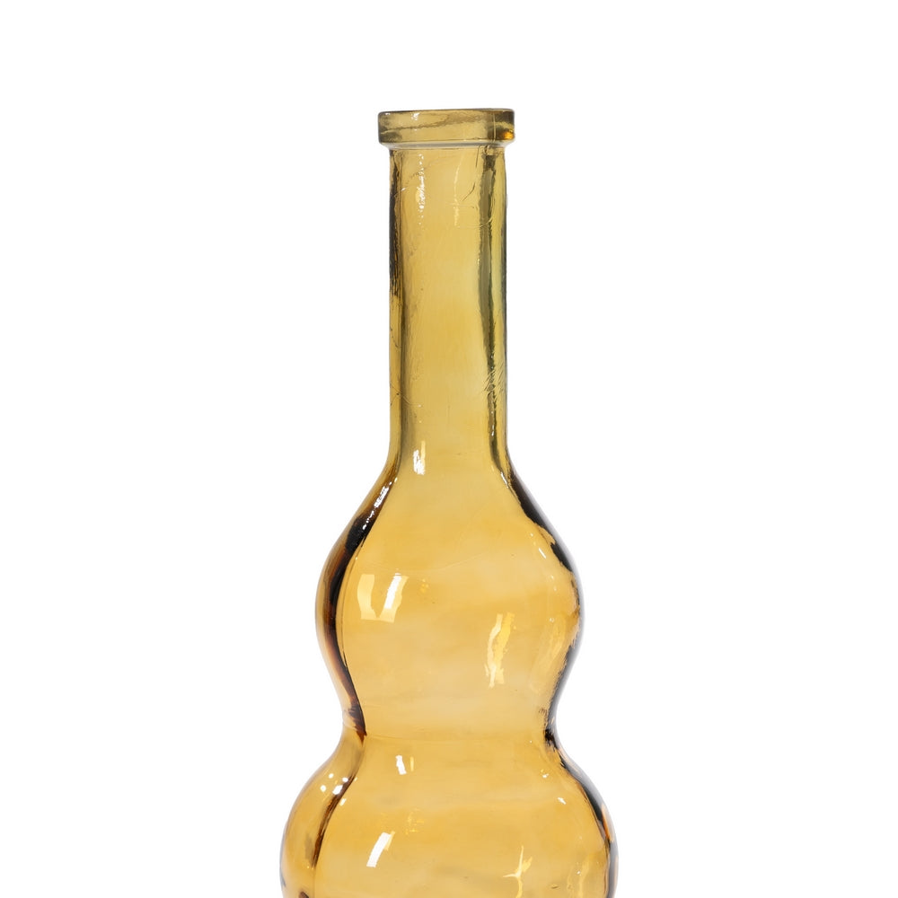 JARRÓN AMARILLO VIDRIO RECICLADO WE CARE 26,50 X 26,50 X 75