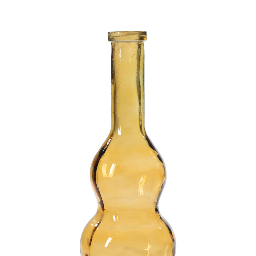 JARRÓN AMARILLO VIDRIO RECICLADO WE CARE 26,50 X 26,50 X 75
