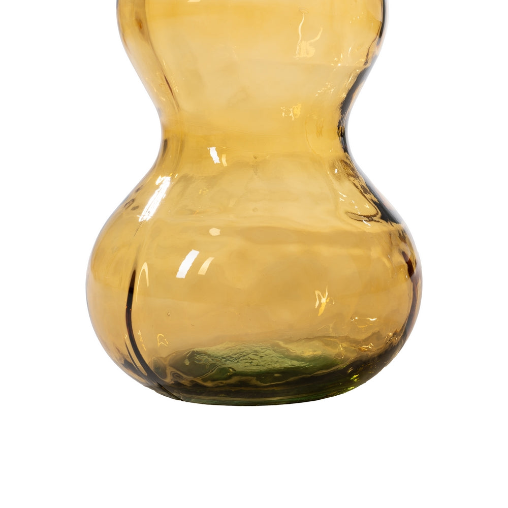 JARRÓN AMARILLO VIDRIO RECICLADO WE CARE 26,50 X 26,50 X 75