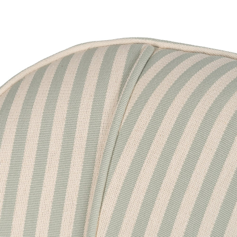 SILLÓN RAYAS VERDE MADERA DE CAUCHO 54 X 64 X 73 CM