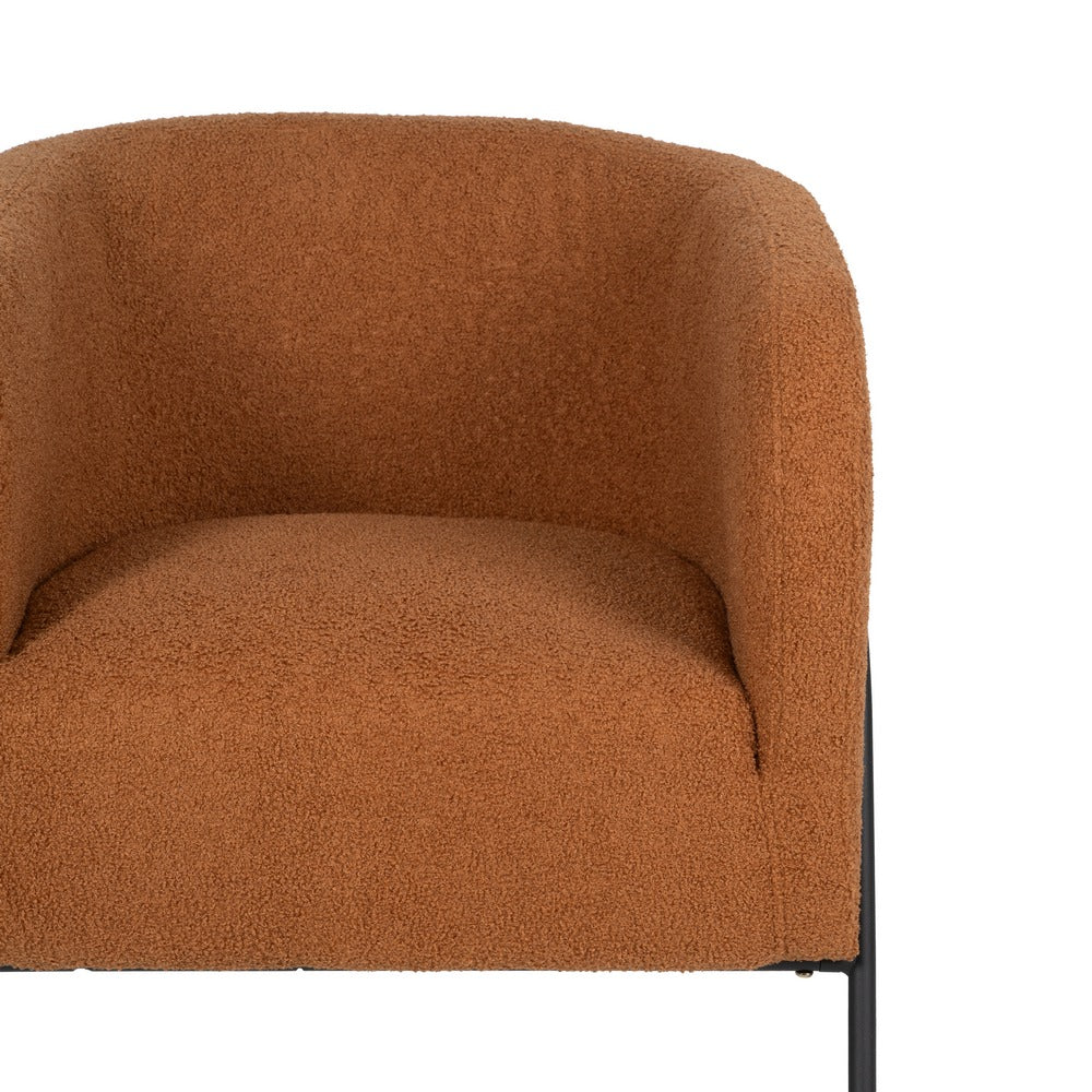 SILL�N TERRACOTA TEJIDO-METAL SAL�N 68 X 66 X 74 CM