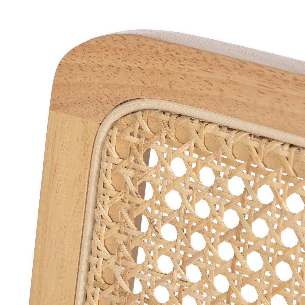 SILLA NATURAL MADERA-RATÁN SALÓN 46 X 53 X 82,50 CM