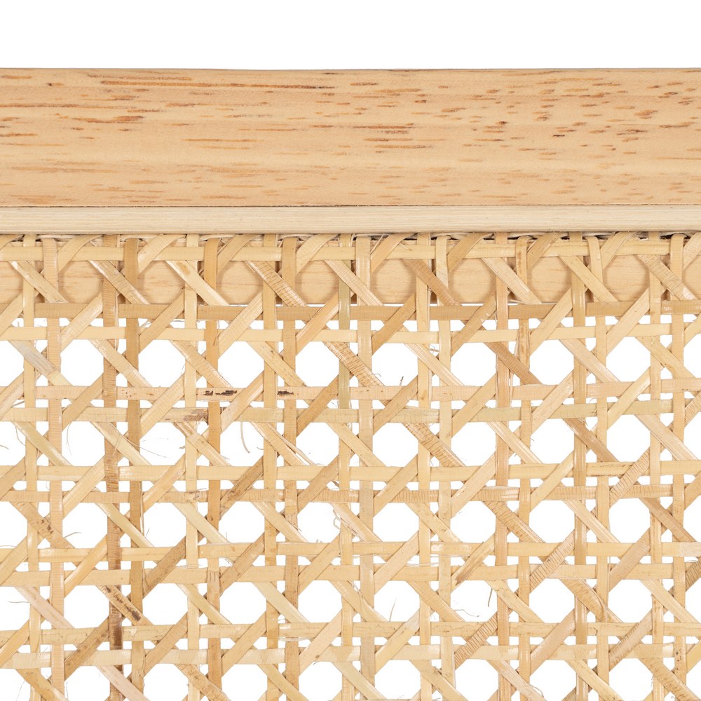 SILLA NATURAL MADERA-RATÁN SALÓN 61,50 X 53 X 82,50 CM
