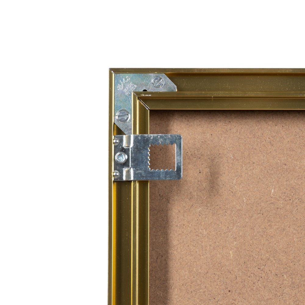 GOLD MIRROR ALUMINUM DECORATION 60 X 80 CM