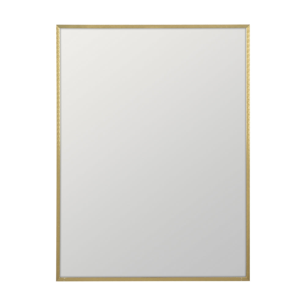 ESPEJO DORADO ALUMINIO DECORACIÓN 60 X 80 CM