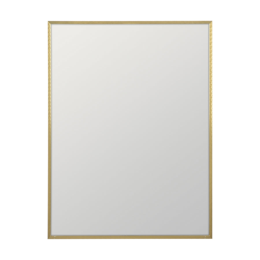 ESPEJO DORADO ALUMINIO DECORACIÓN 60 X 80 CM