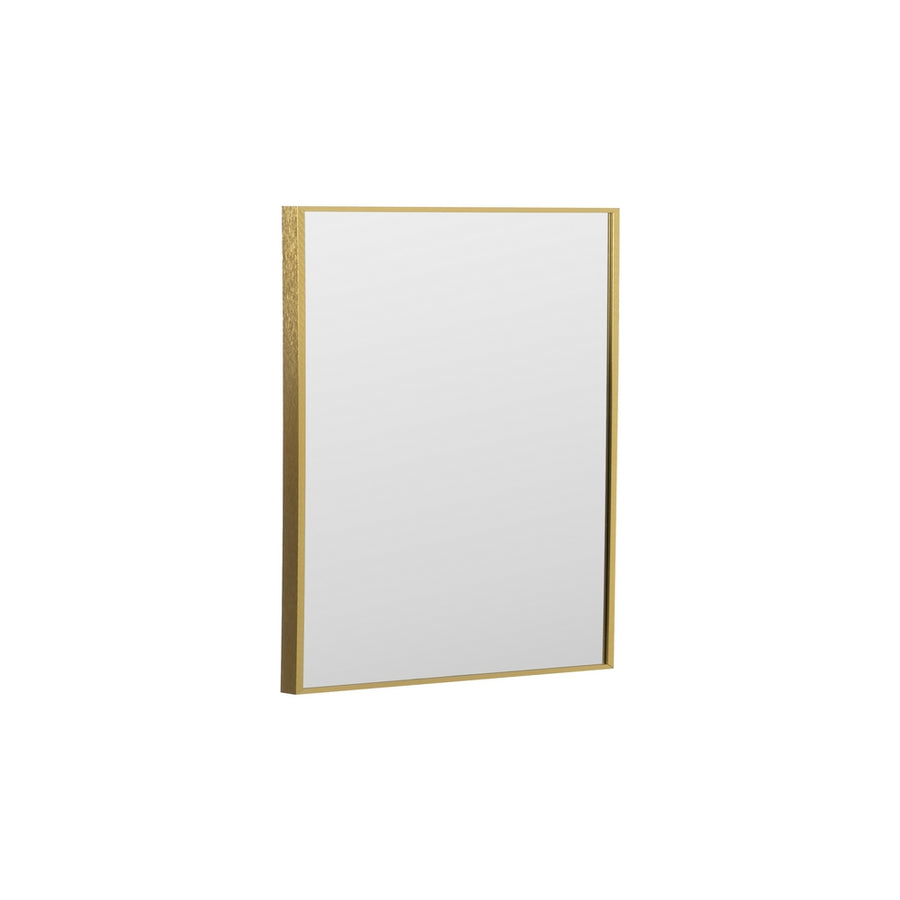 ESPEJO DORADO ALUMINIO DECORACIÓN 50 X 60 CM