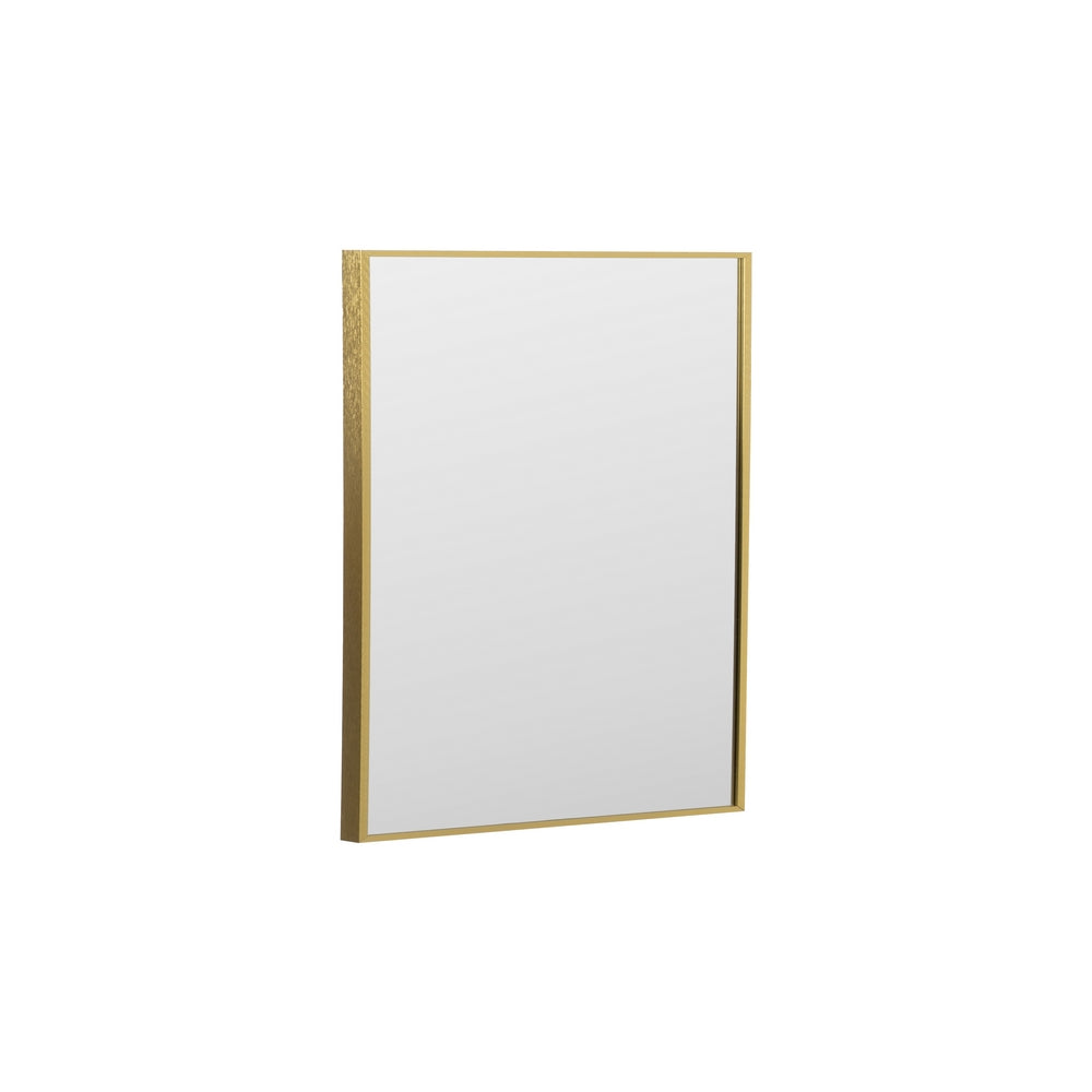 GOLD ALUMINUM DECORATIVE MIRROR 50 X 60 CM